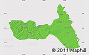Political Map of Huma, cropped outside