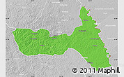 Political Map of Huma, lighten, desaturated