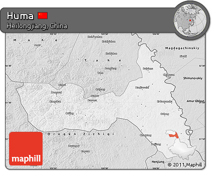 Silver Style Map of Huma