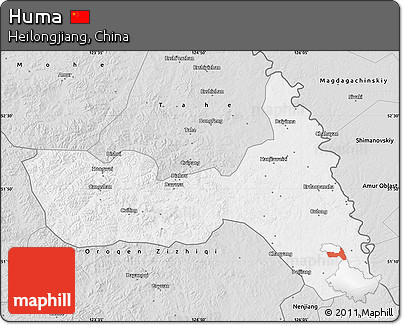 Silver Style Map of Huma