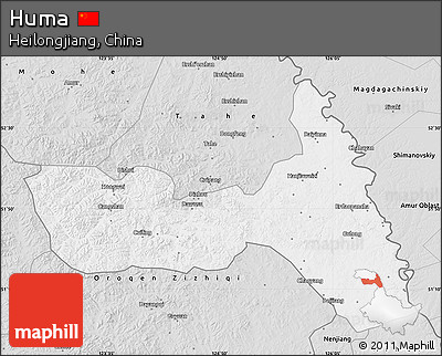 Silver Style Map of Huma
