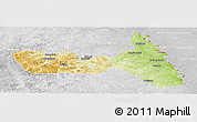 Physical Panoramic Map of Huma, lighten, desaturated