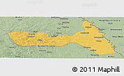 Savanna Style Panoramic Map of Huma