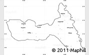 Blank Simple Map of Huma, cropped outside