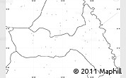 Blank Simple Map of Huma, no labels