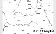 Blank Simple Map of Huma