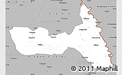 Gray Simple Map of Huma