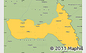 Savanna Style Simple Map of Huma