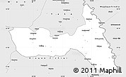 Silver Style Simple Map of Huma