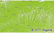 Physical 3D Map of Jiamusi Shi