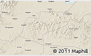 Shaded Relief 3D Map of Jiamusi Shi