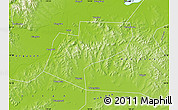 Physical Map of Jiamusi Shi