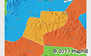 Political Map of Jiamusi Shi