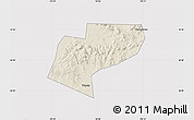 Shaded Relief Map of Jiamusi Shi, cropped outside