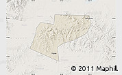 Shaded Relief Map of Jiamusi Shi, lighten