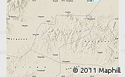 Shaded Relief Map of Jiamusi Shi