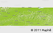 Physical Panoramic Map of Jiamusi Shi