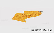 Political Panoramic Map of Jiamusi Shi, cropped outside