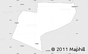 Silver Style Simple Map of Jiamusi Shi