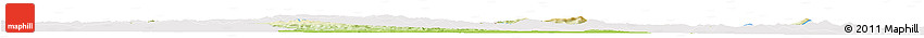 Physical Horizon Map of Jidong, cropped outside
