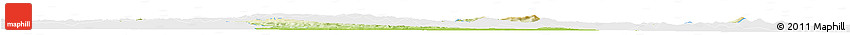 Physical Horizon Map of Jidong, single color outside