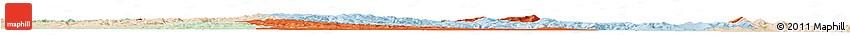 Political Horizon Map of Jidong, lighten