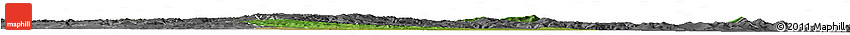 Satellite Horizon Map of Jidong, desaturated