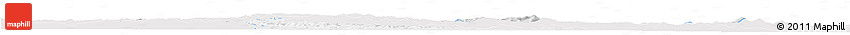 Silver Style Horizon Map of Jidong, single color outside