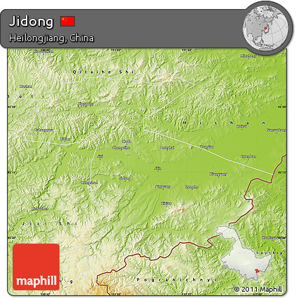 Physical Map of Jidong