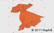 Political Map of Jidong, cropped outside