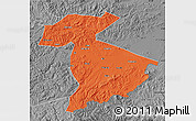 Political Map of Jidong, desaturated