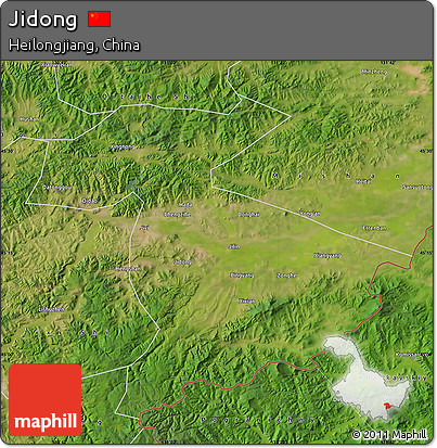 Satellite Map of Jidong