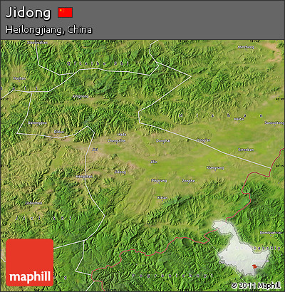 Satellite Map of Jidong