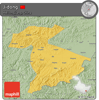 Savanna Style Map of Jidong