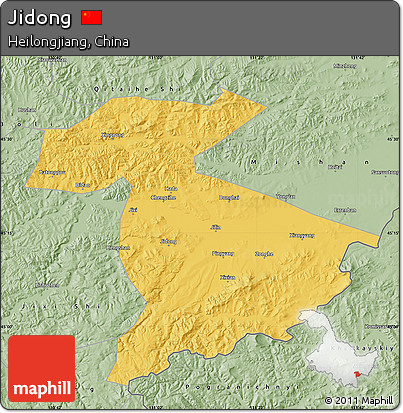 Savanna Style Map of Jidong