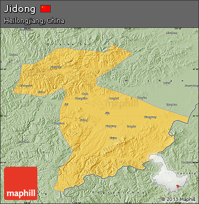 Savanna Style Map of Jidong