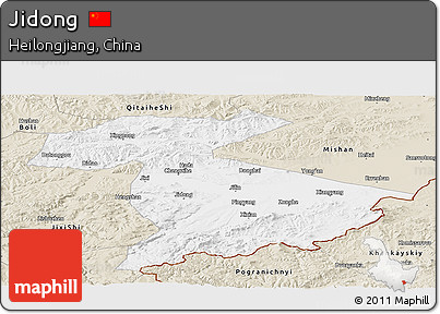 Classic Style Panoramic Map of Jidong