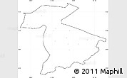 Blank Simple Map of Jidong, cropped outside, no labels