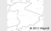 Blank Simple Map of Jidong, no labels
