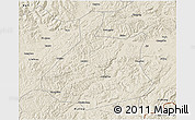 Shaded Relief 3D Map of Jixi Shi