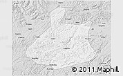 Silver Style 3D Map of Jixi Shi