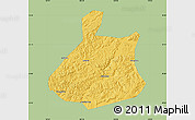Savanna Style Map of Jixi Shi, single color outside