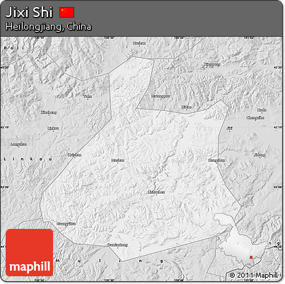 Silver Style Map of Jixi Shi