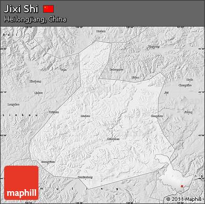 Silver Style Map of Jixi Shi