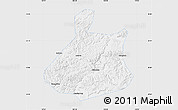 Silver Style Map of Jixi Shi, single color outside