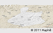 Classic Style Panoramic Map of Jixi Shi