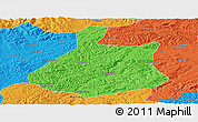 Political Panoramic Map of Jixi Shi