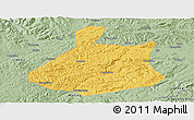 Savanna Style Panoramic Map of Jixi Shi