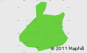 Political Simple Map of Jixi Shi, single color outside