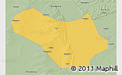 Savanna Style 3D Map of Lanxi